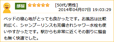 クチコミ・ツインルーム